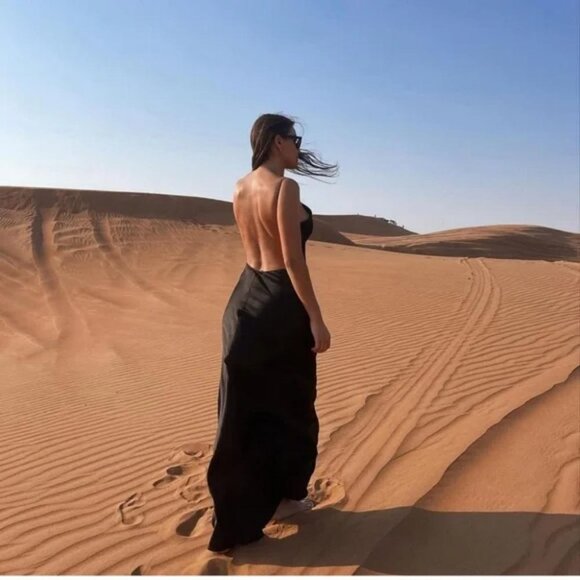 ZARA SATIN SLIP DRESS - Picture 2 of 6